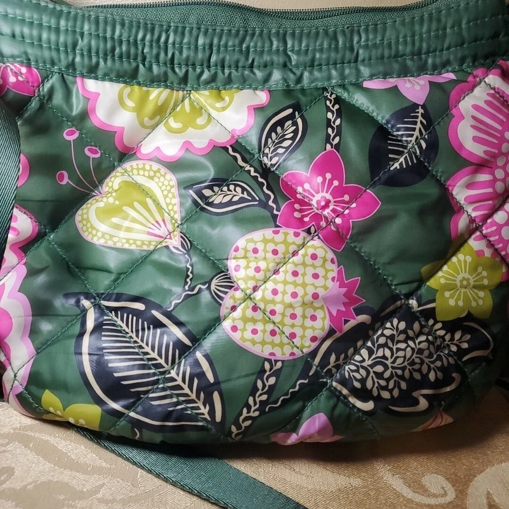 Vera Bradley Puffy Crossbody Shoulder Bag Olivia Pink Retired 2013